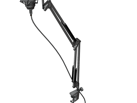 Studio Microphone 3D Model