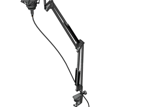 Studio Microphone 3D Model