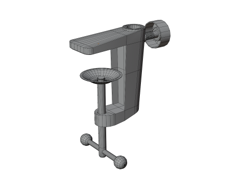 Studio Microphone 3D Model
