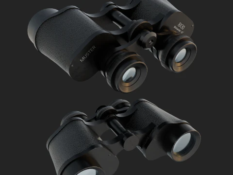 Verrekijker Superextrem 8x30 3D Model