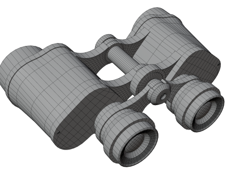 Binocular Super extrem 8x30 3Dモデル