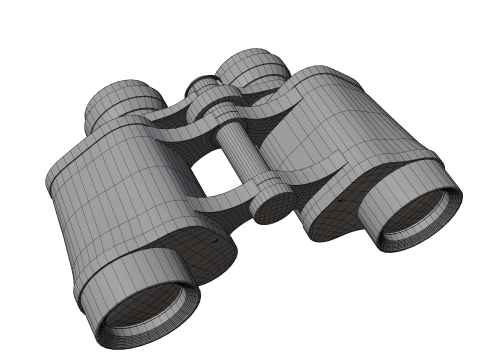 Binocular Super extrem 8x30 3Dモデル