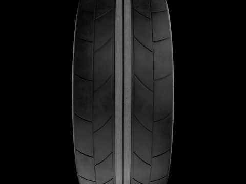 Car Wheel Sport High Poly Tire with Rims 3D Model