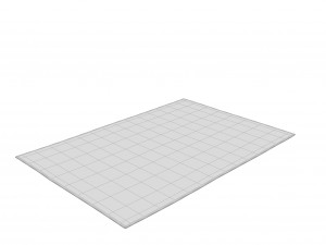ikea hampen 195x133 3D Model