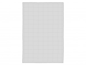 ikea hampen 195x133 3D Model