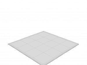 ikea hampen 80x80 3D 模型
