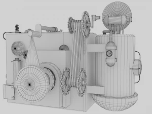 macchina fotografica steampunk Modello 3D