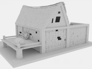 constru&ccedil;&atilde;o medieval Modelo 3D