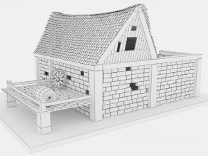 constru&ccedil;&atilde;o medieval Modelo 3D
