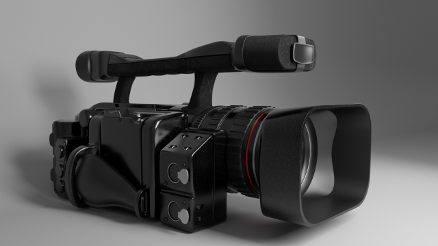 canon hdv 3D Model .c4d .max .obj .3ds .fbx .stl .blend 