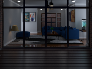 interior living room - 02 3D 모델