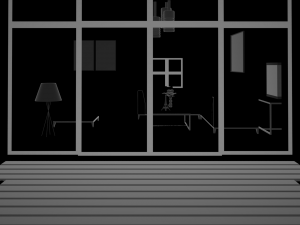 interior living room - 02 Modèle 3D