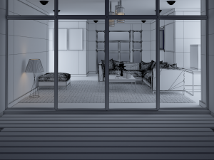 interior living room - 02 Modèle 3D