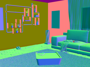 interior living room - 01 Modèle 3D