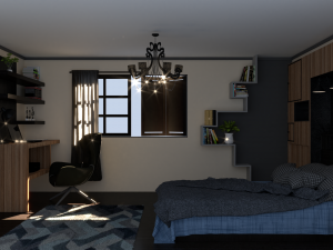 interior bedroom - 01 3D 모델
