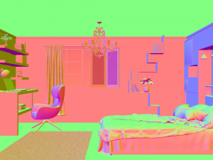 interior bedroom - 01 Model 3D