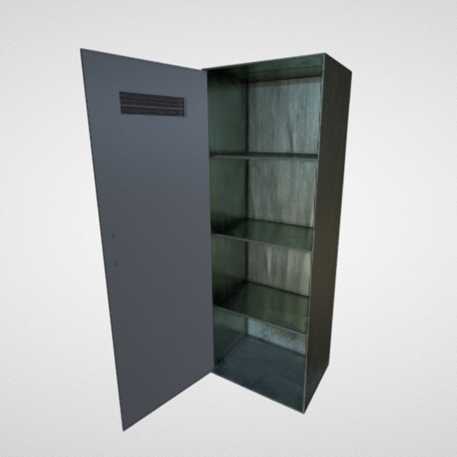 industrial wardrobe 3D Model .c4d .max .obj .3ds .fbx .stl .blend 