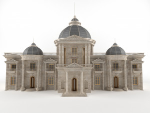 roman classical palace 3D Model