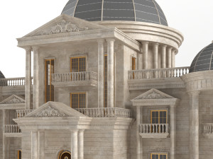 roman classical palace 3D Model