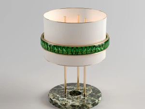 클래식 테이블 램프 3D 모델