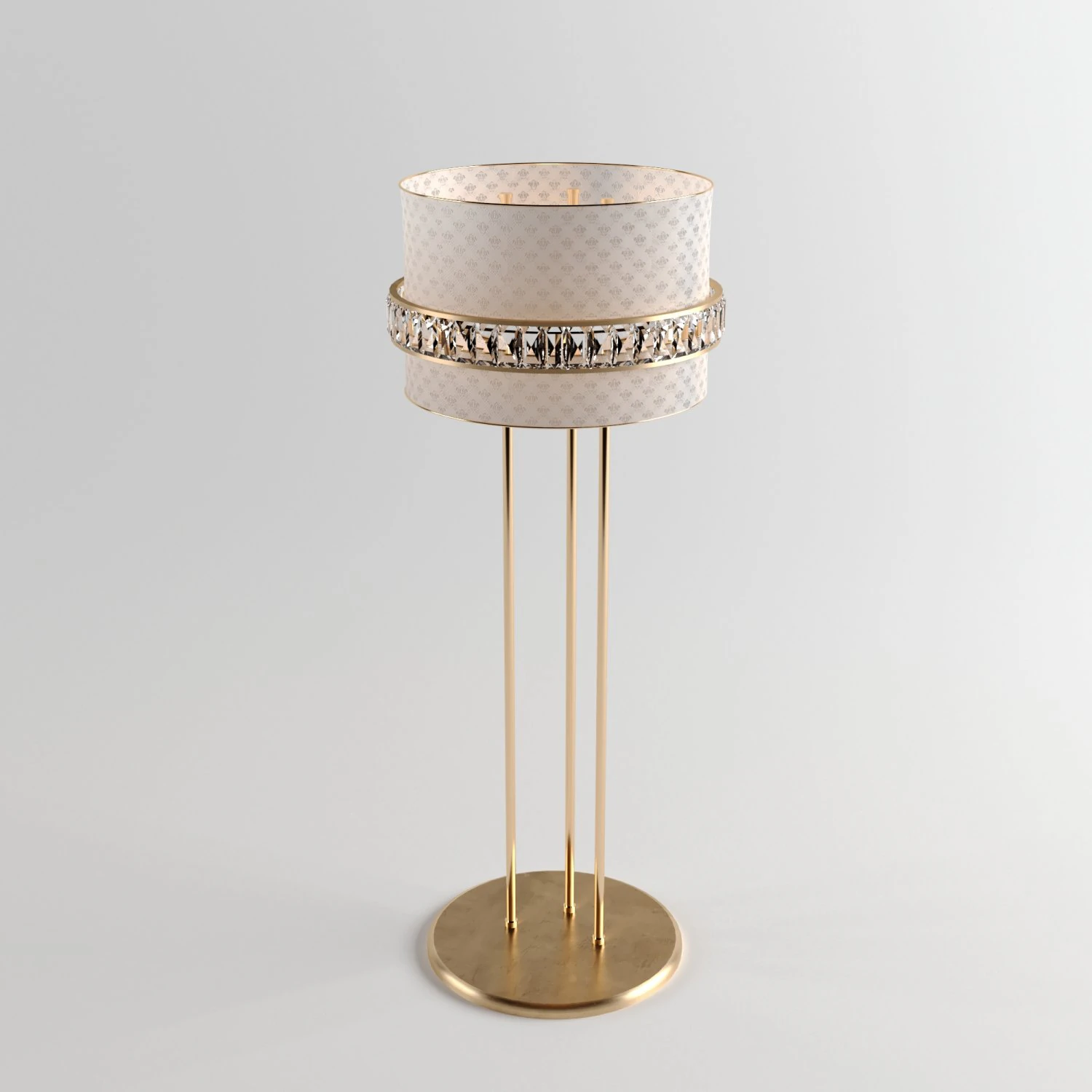 classic floor lamp 3D Model .c4d .max .obj .3ds .fbx .stl .blend