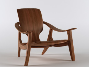 wooden chair 3D Model