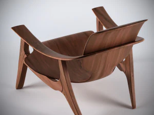 wooden chair 3D Model