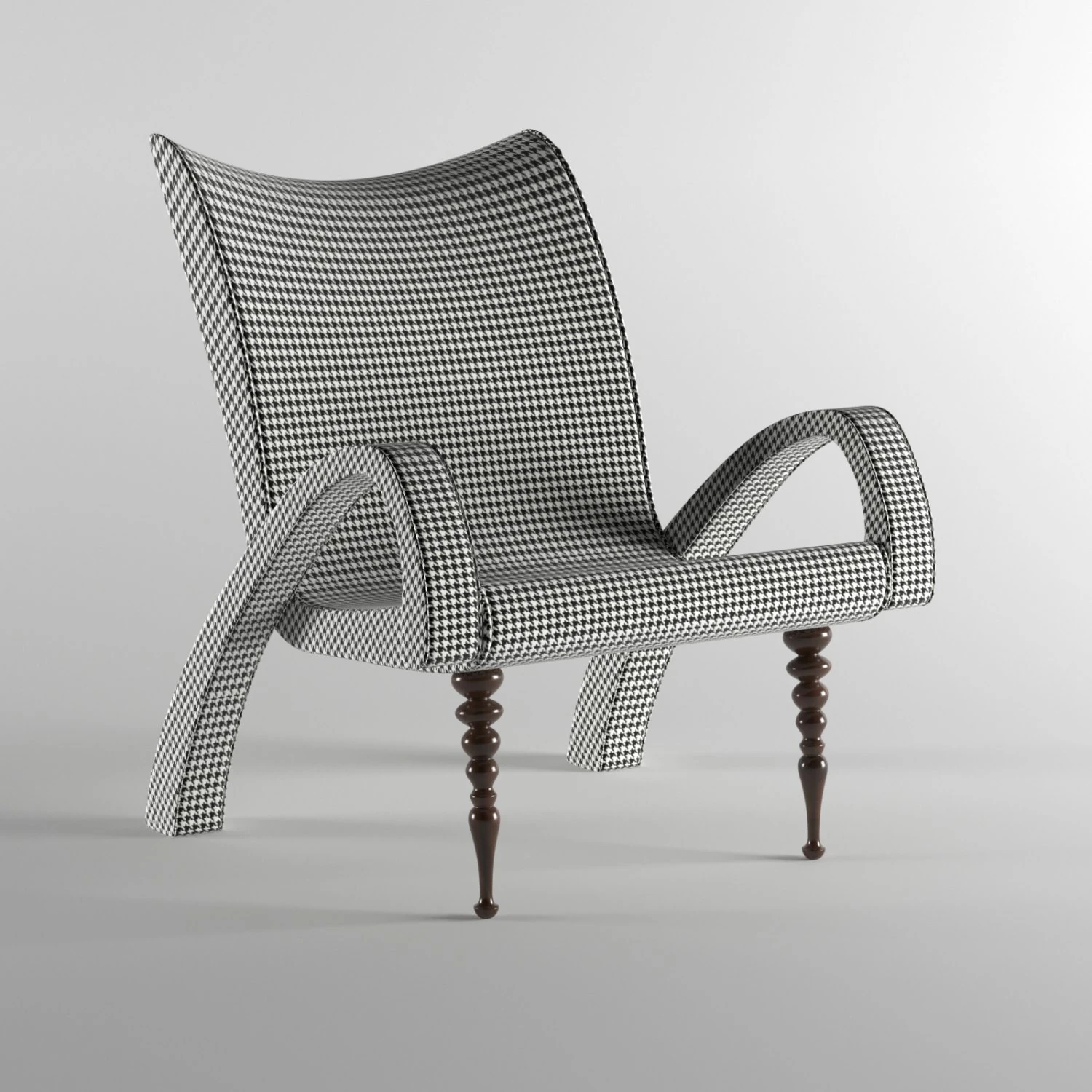 arm chair 3D Model .c4d .max .obj .3ds .fbx .stl .blend 