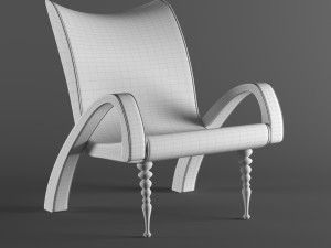 arm chair 3D 모델