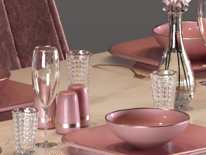 dinner table 3D Модель