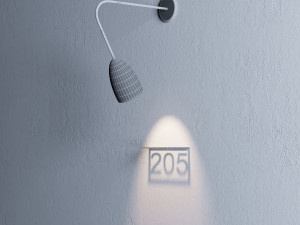 modern wall light 3D Модель