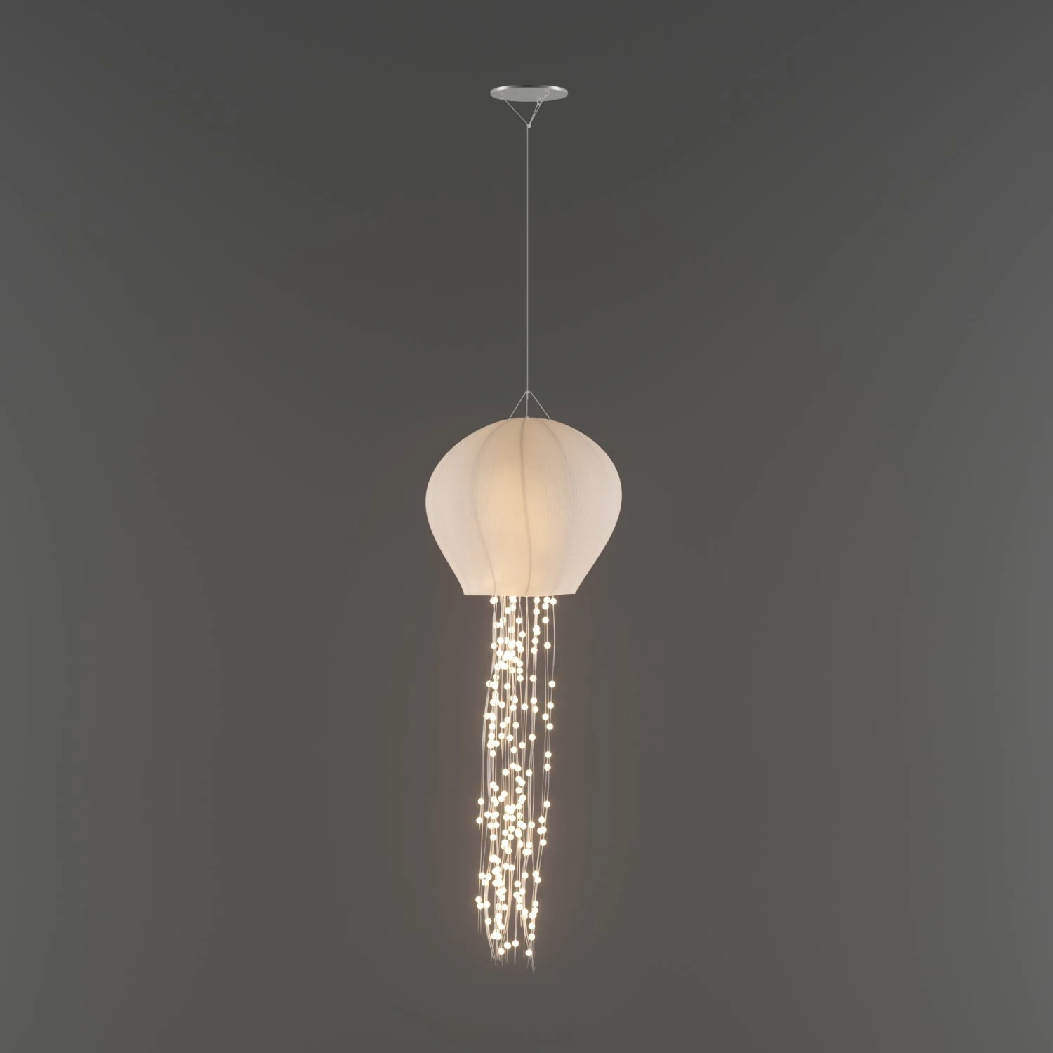 jellyfish ceiling light 3D Model .c4d .max .obj .3ds .fbx .stl .blend 
