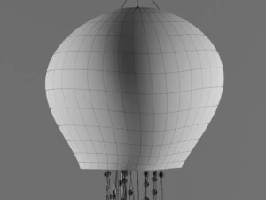 jellyfish ceiling light 3D Model