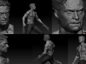 hugh jackmans wolverine 3D Print Model