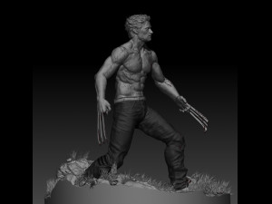 hugh jackmans wolverine 3D 打印模型