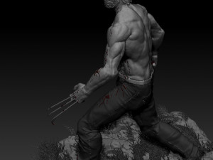 hugh jackmans wolverine 3D 打印模型