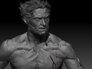 hugh jackmans wolverine 3D 打印模型