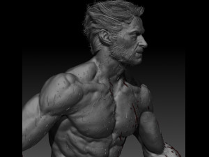 hugh jackmans wolverine 3D 打印模型