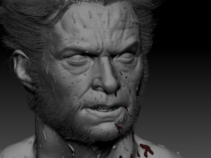 hugh jackmans wolverine 3D 打印模型