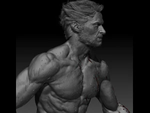 hugh jackman - wolverine 3D Print Model