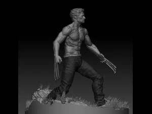 hugh jackman - wolverine 3D Print Model