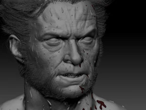hugh jackman - wolverine 3D Print Model