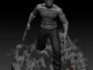 hugh jackman - wolverine 3D Print Model