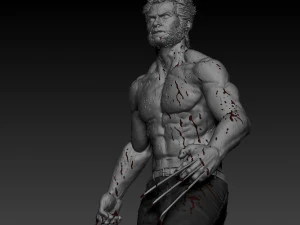 hugh jackman - wolverine 3D Print Model
