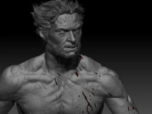 hugh jackman - wolverine 3D Print Model