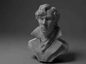 benedict cumberbatch sherlock 3d print model 3D Print Model
