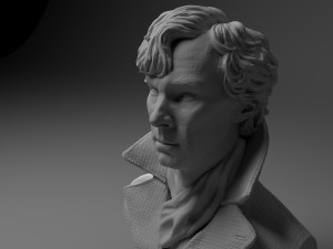 benedict cumberbatch sherlock 3d print model Modèles 3D en vedette