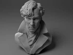 benedict cumberbatch sherlock 3d print model 3D Print Model
