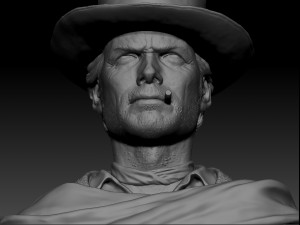 clint eastwood young version 3d print model 3D Print Model