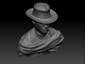 clint eastwood young version 3d print model 3D Print Model